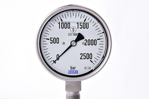 Wika 2500 Bar Pressure Gauge