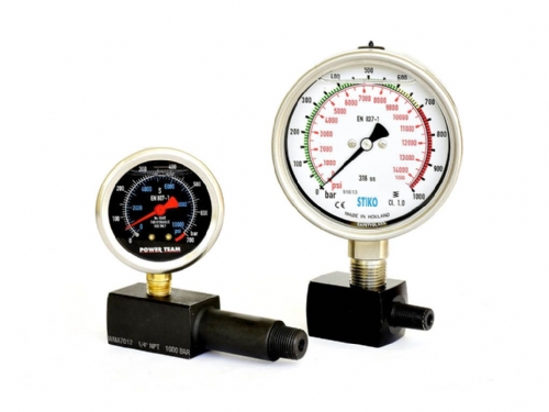 1000 Bar High Pressure Analog Gauge