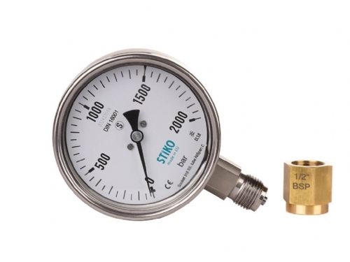 Stiko 2000 Bar High Pressure Analog Gauge