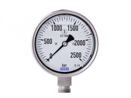 Wika 2500 Bar Pressure Measurement