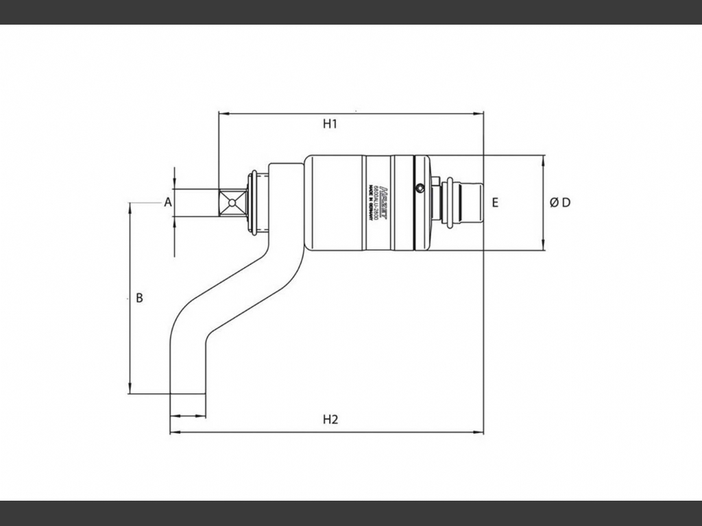 Hazet 6800 ALU-Lg 1400 Tork Artırıcı