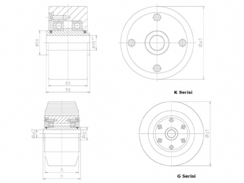 Boerkey Plastic Heavy Duty Wheel