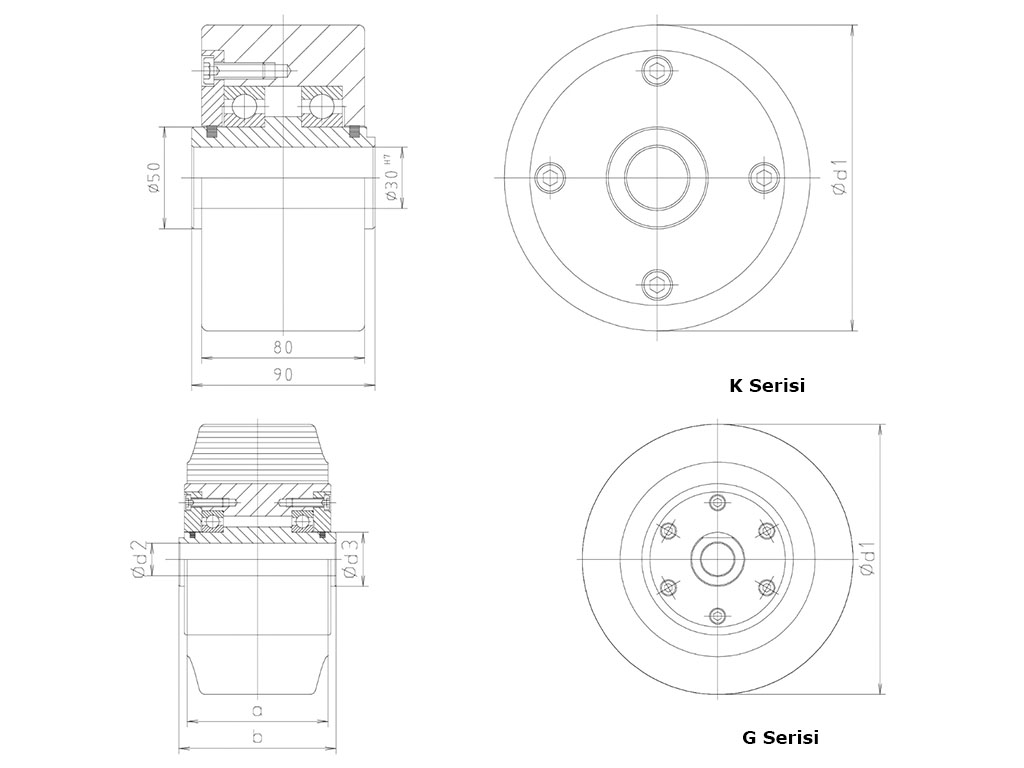 Boerkey Plastic Heavy Duty Wheel