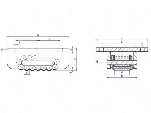 Boerkey AH15t Heavy Load Moving Roller Skate