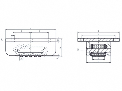 Boerkey AH65t-50CrV4 Heavy Load Roller Skates