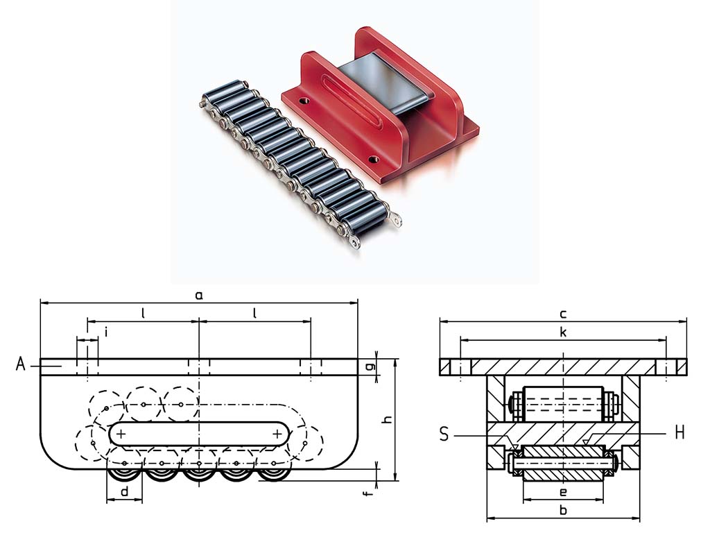 Boerkey ASH150t-50CrV4 Series Heavy Load Roller Skates