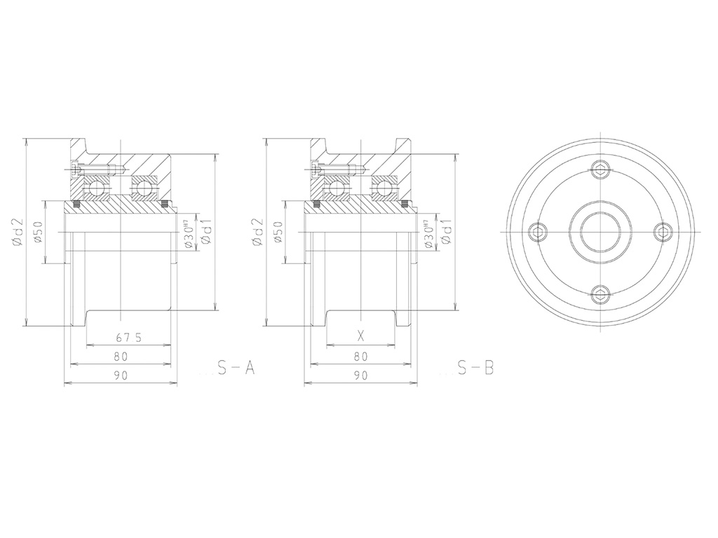 Boerkey Double Flanges Heavy Duty Wheel