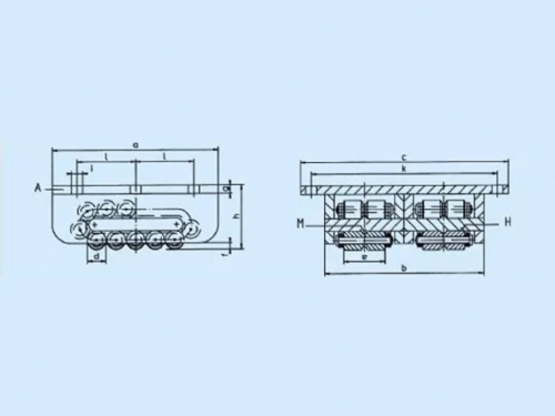 Boerkey ZAMH34t-50CrV4 Ağır Yük Taşıma Arabası