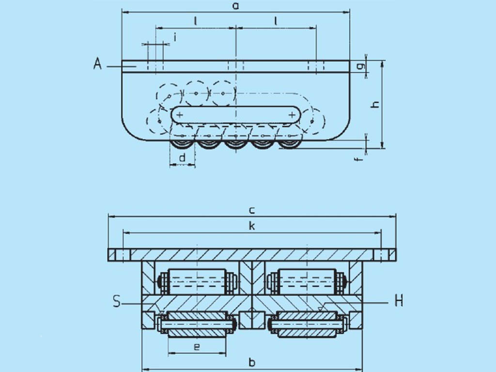 Boerkey ZASH100t-50CrV4 Heavy Load Roller Skates