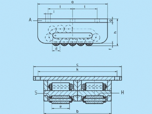 Boerkey ZASH170t-50CrV4 Heavy Load Roller Skates