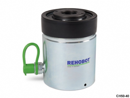 Rehobot CH50-40 Single Acting Load Return Hollow Piston Hydraulic Jack