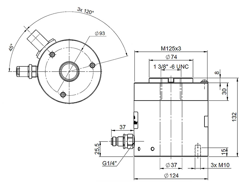 Rehobot CH-CHF Series Hydraulic Jack 