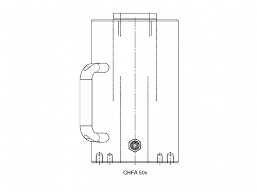 Rehobot CHFA Series Hollow Piston Hydraulic Cylinder 