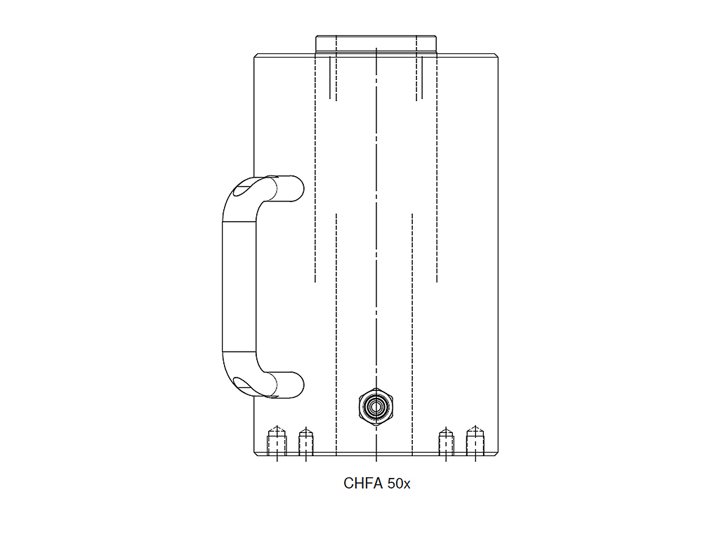 Rehobot CHFA Series Hollow Piston Hydraulic Cylinder 