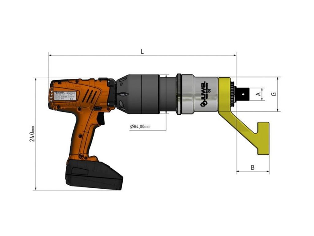 Juwel TQA-065 Battery Torque Wrench