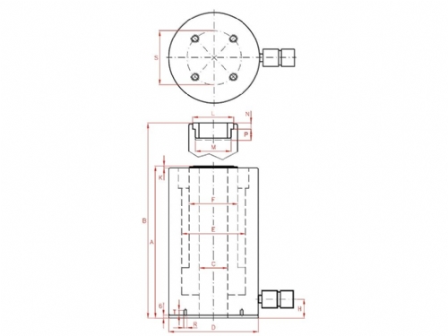Larzep SAH02215 Aluminium Hollow Cylinder