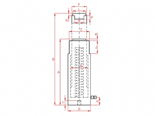 Larzep SM05020 Hidrolik Silindir  
