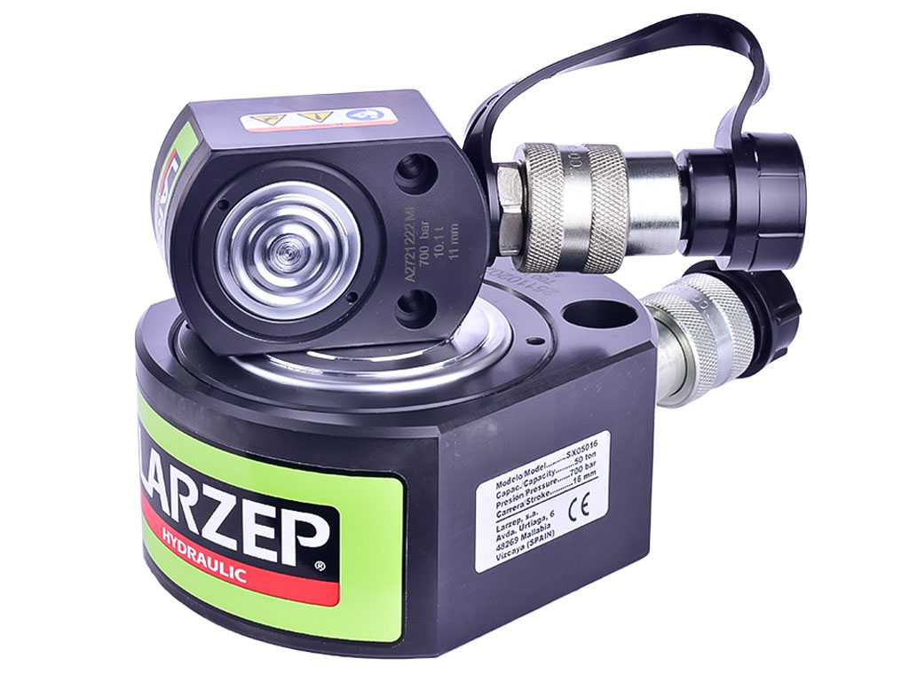 Larzep SX Single Acting Load Return Low Profile Hydraulic  Jack