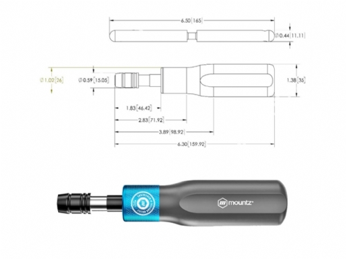 076549 FG125i Blue Torque Screwdriver