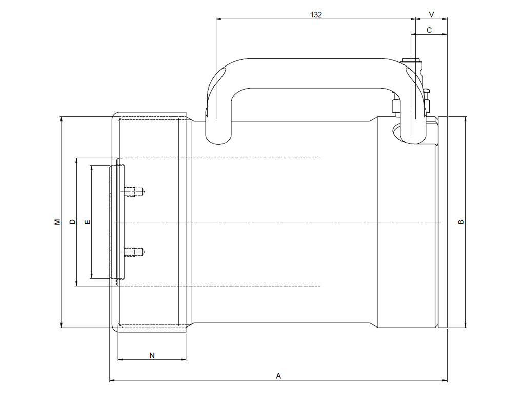 Rehobot/NIKE CFA Series Single Acting Spring Return Hydraulic Cylinder