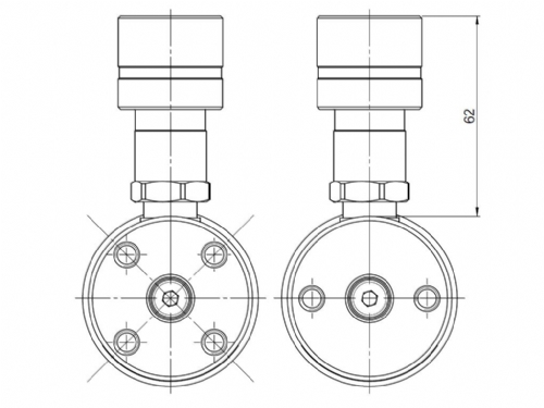 Rehobot CFC Series Single Acting Spring Return Hydraulic Jack