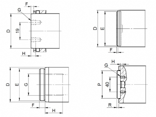 Rehobot/NIKE CFC Series Single Acting Spring Return Hydraulic Jack