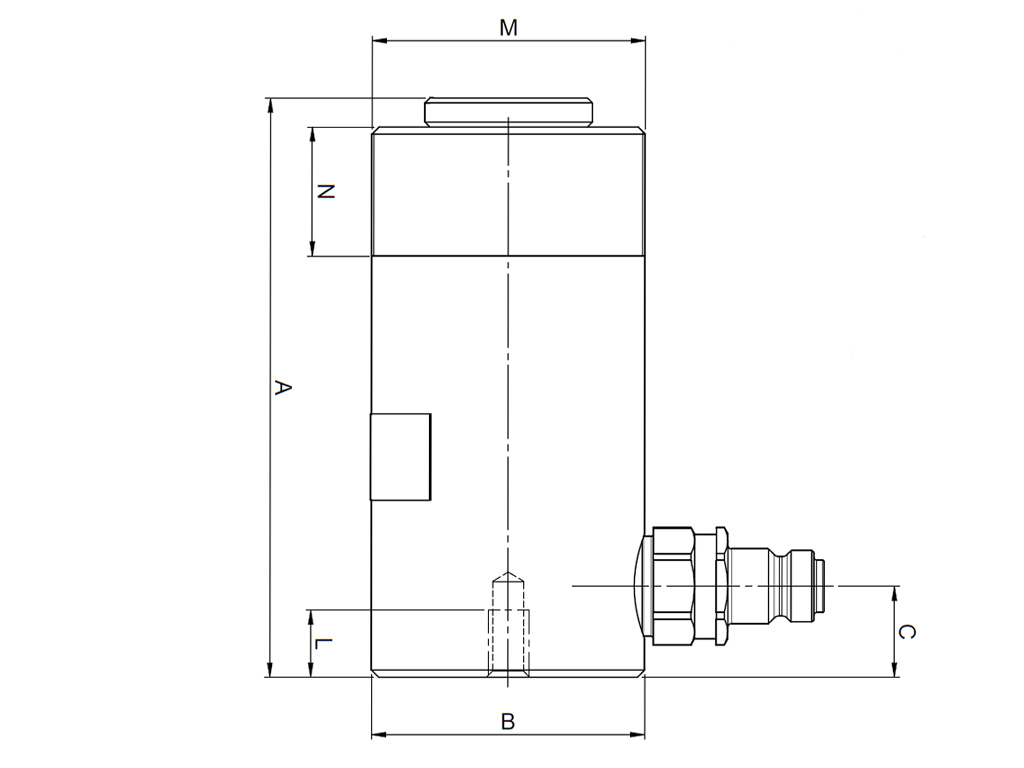 Rehobot/NIKE CFC Series Single Acting Hydraulic Steel Jack