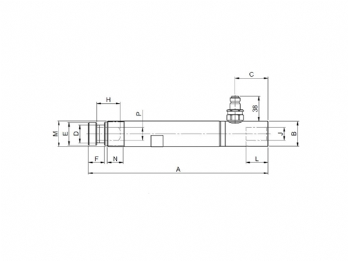 Rehobot CF-CFU Spring Return Hydraulic Jack   