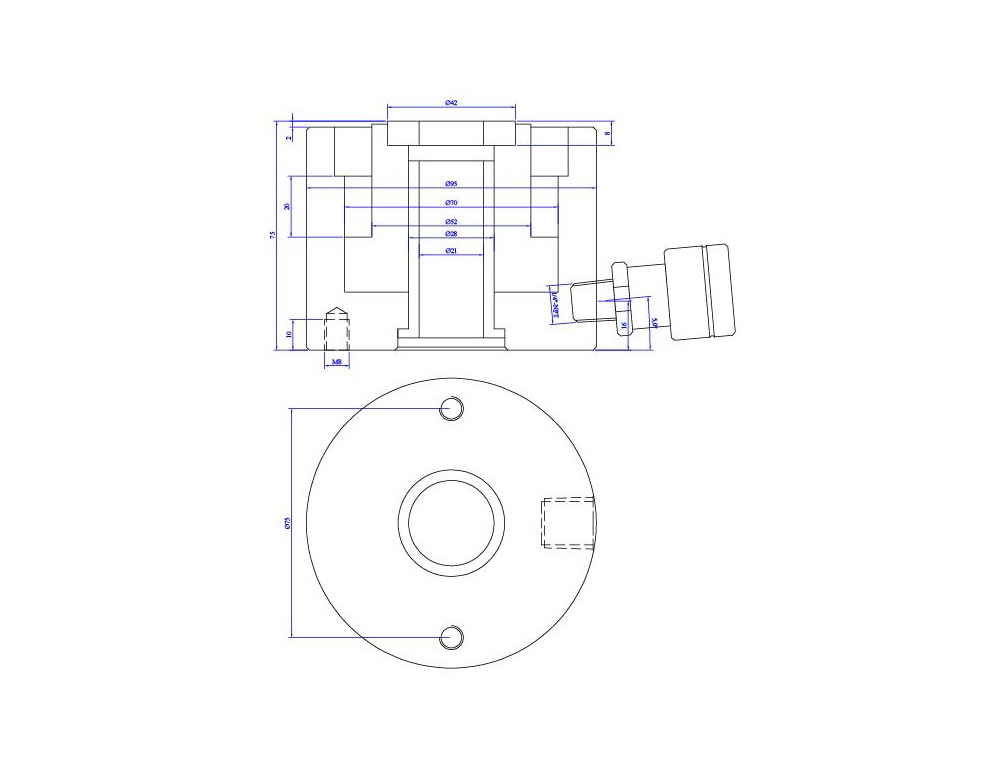 Surkon HKZ20020 Delikli Piston Kriko