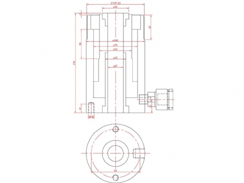 Surkon HKZ020050 Delikli Piston Kriko
