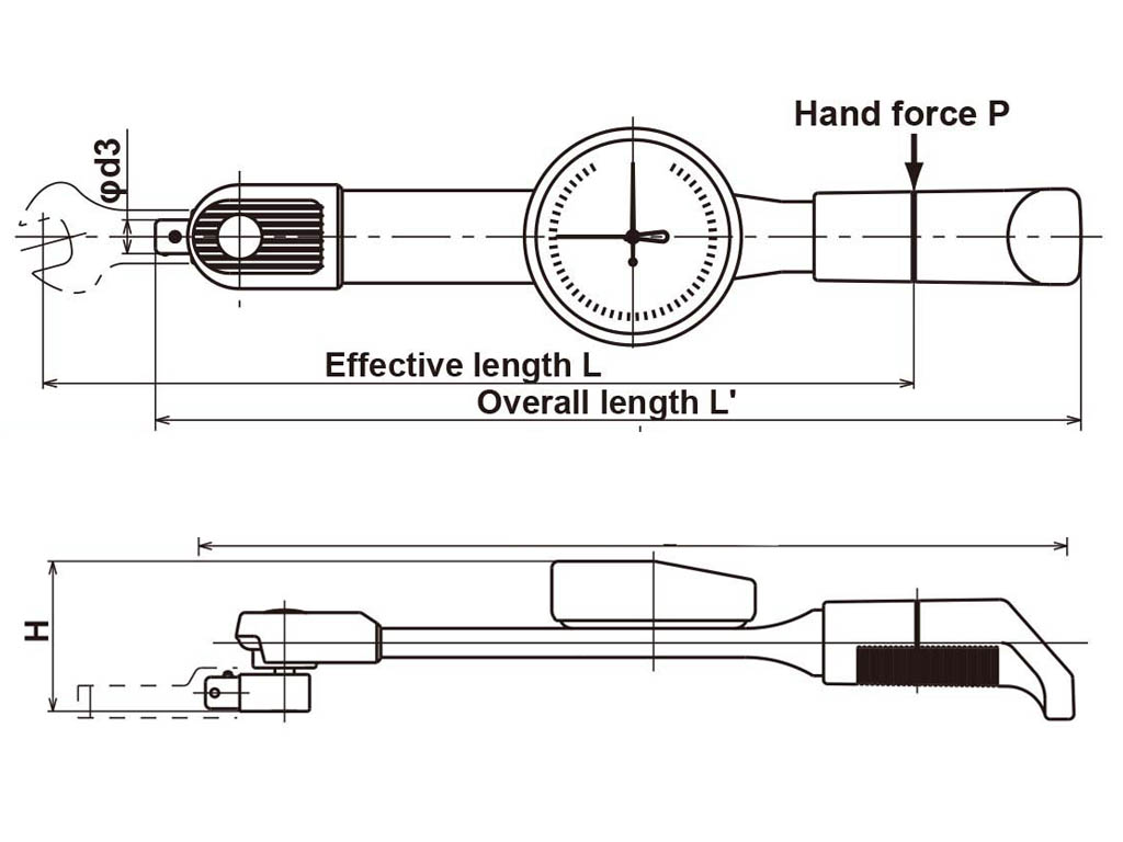 Tohnichi DB50N-S Torque Wrench