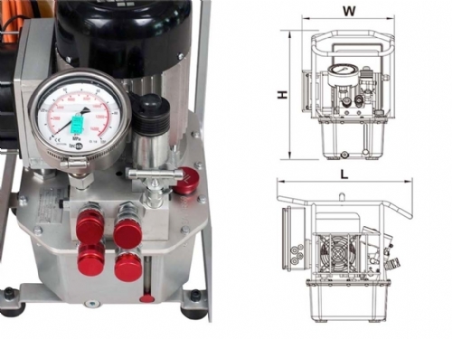 700 Bar Electric Hydraulic Torque Wrench Pump Torc Tech LP3-4