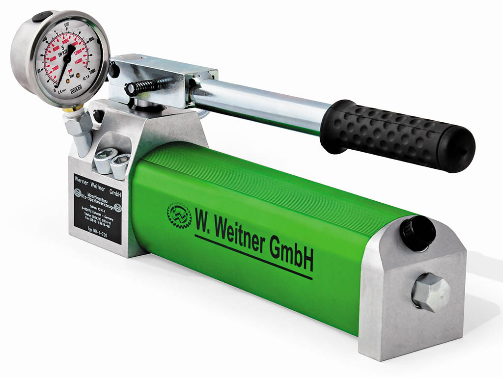 Werner Weitner High Pressure Hydraulic Hand Pump
